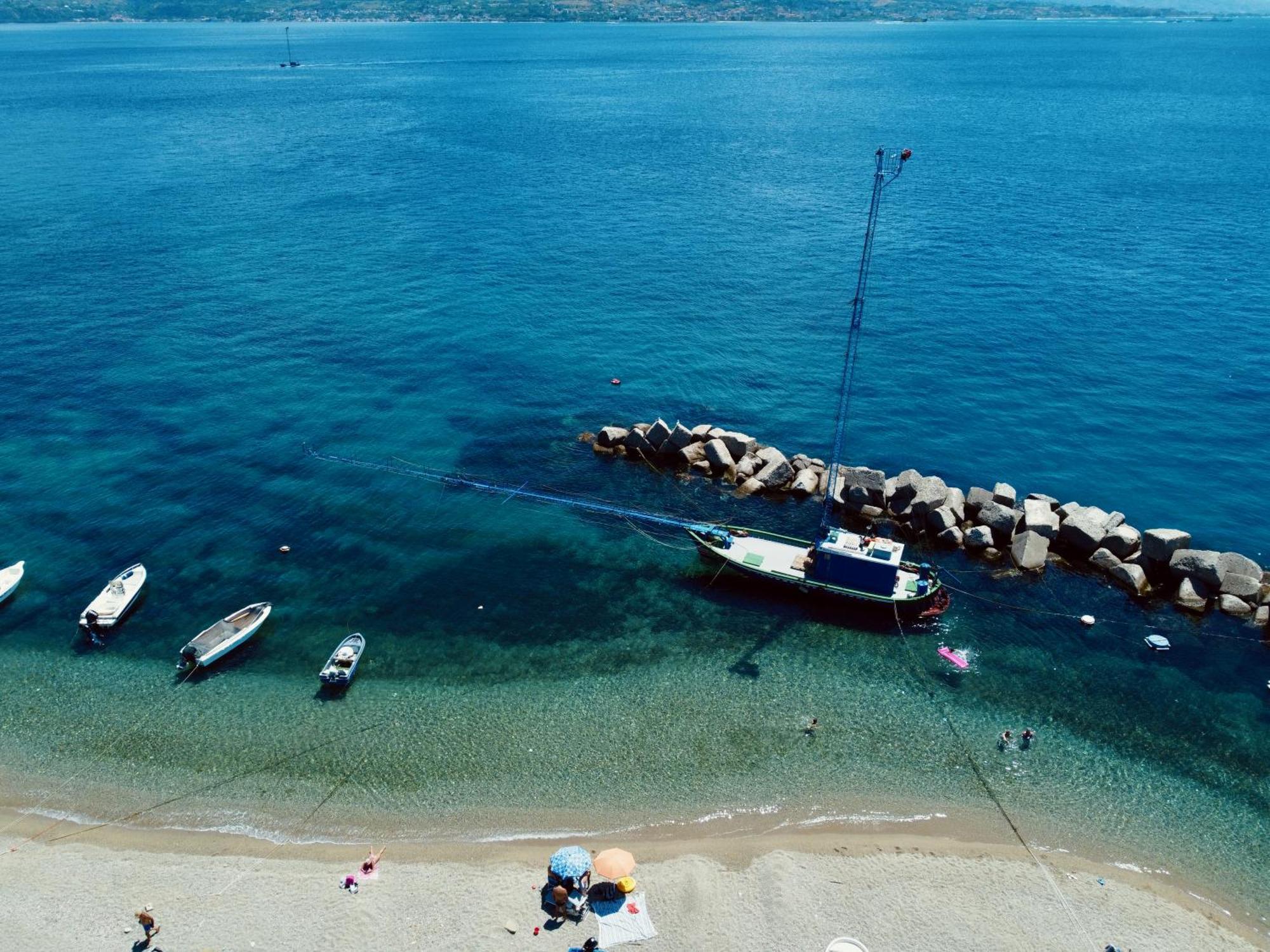 메시나 Il Salotto Sul Mare 아파트 외부 사진