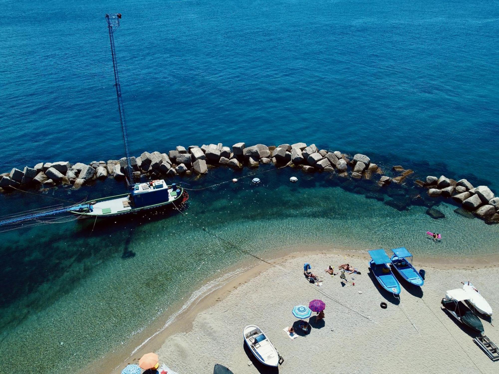 메시나 Il Salotto Sul Mare 아파트 외부 사진